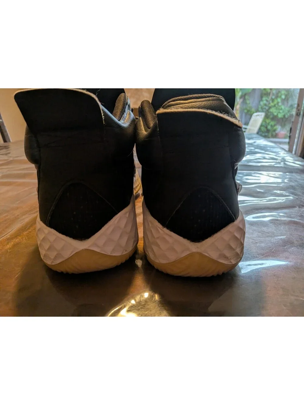 Adidas Pro Boost Mid Black/White Basketball Shoes FW9512  Men's size 15-Adidas